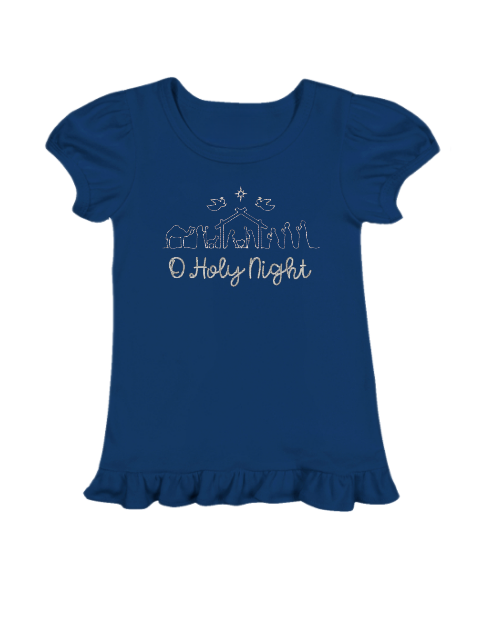 O Holy Night Ruffle Tee