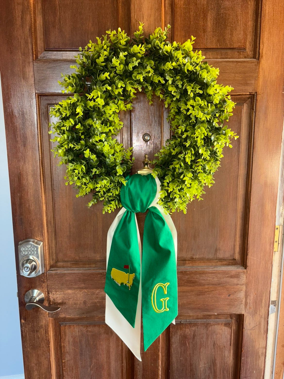 Augusta Golf Wreath Sash