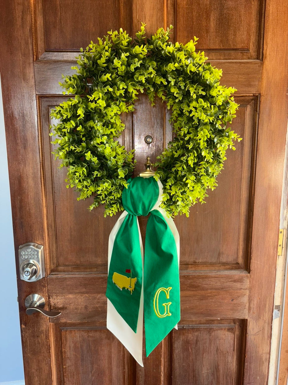 Augusta Golf Wreath Sash