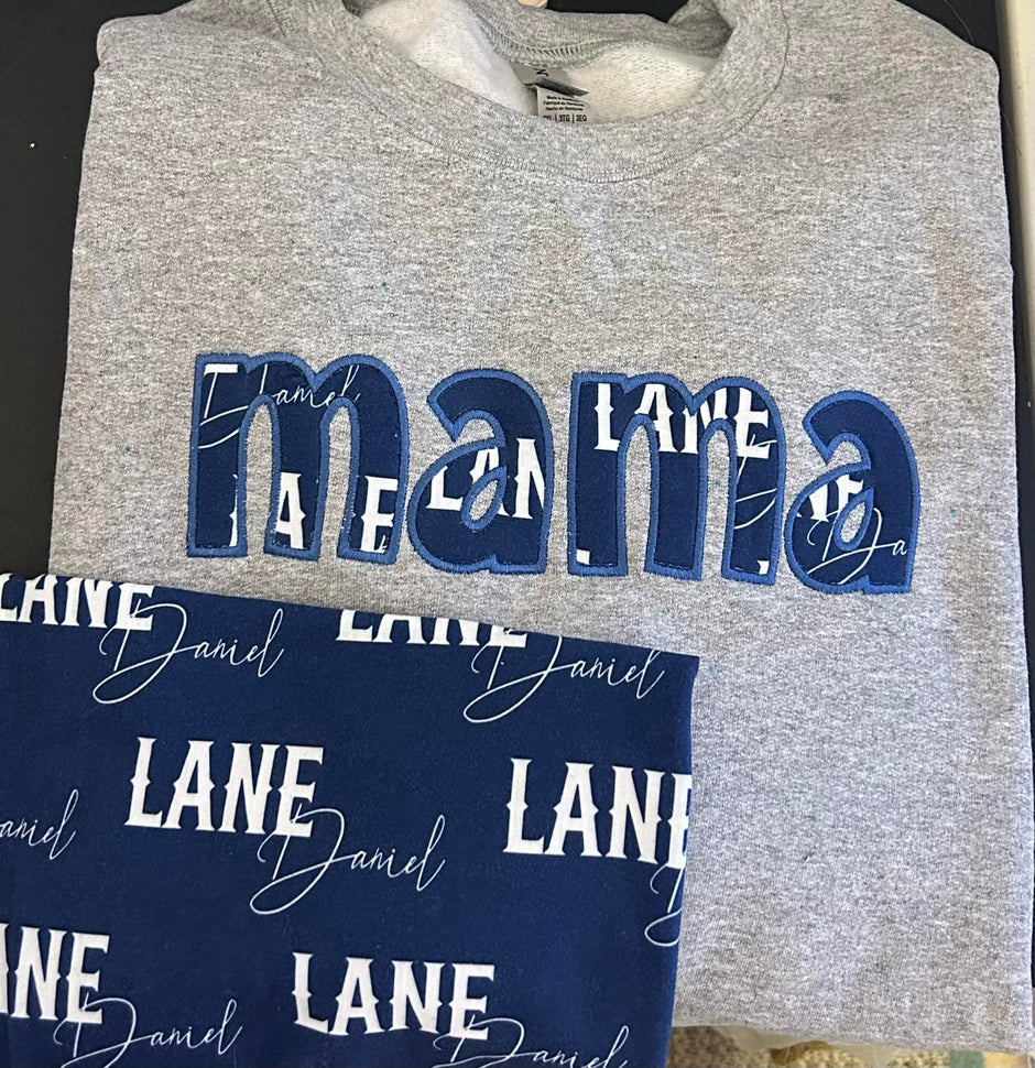 Personal Applique Sweatshirt