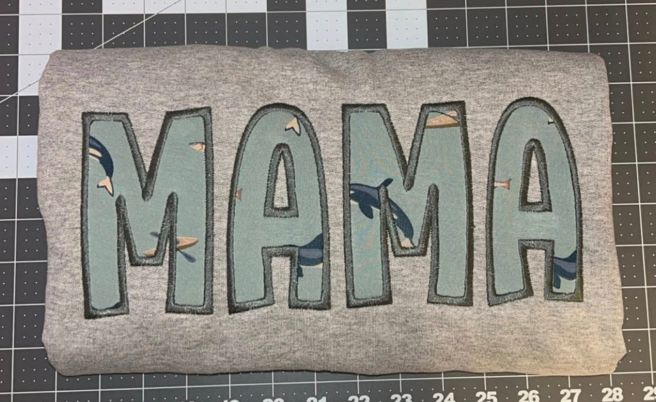 Personal Applique Sweatshirt