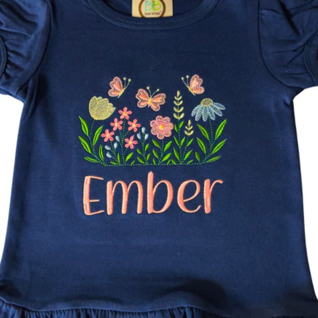 Wildflower Toddler Ruffle Tee
