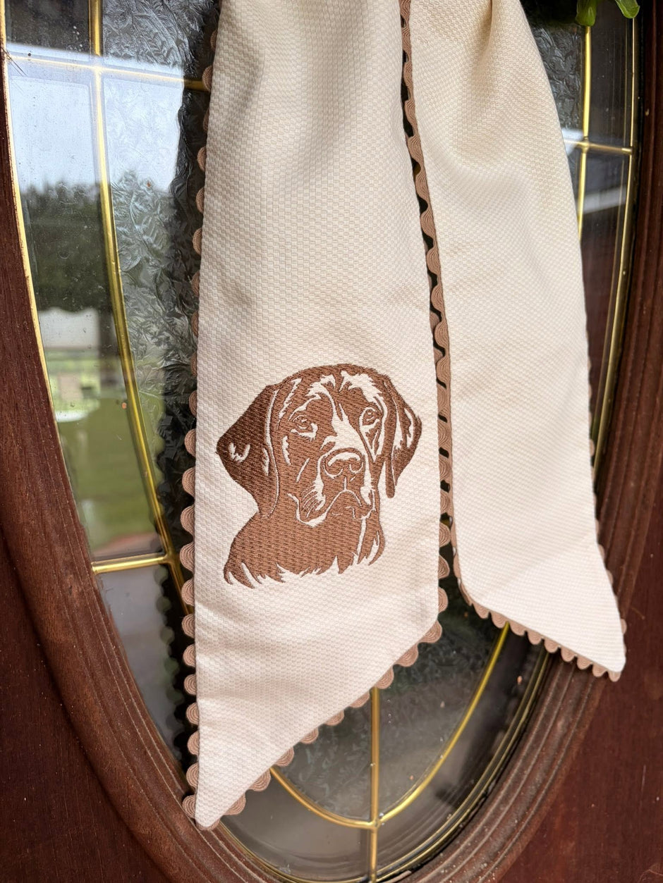Dog Lovers Wreath Sash