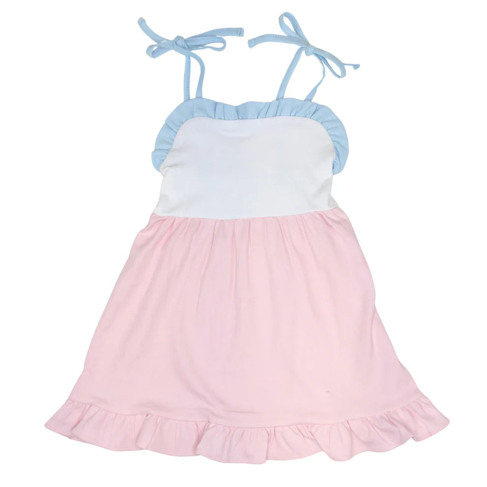 Girls Shoulder Tie Sundress