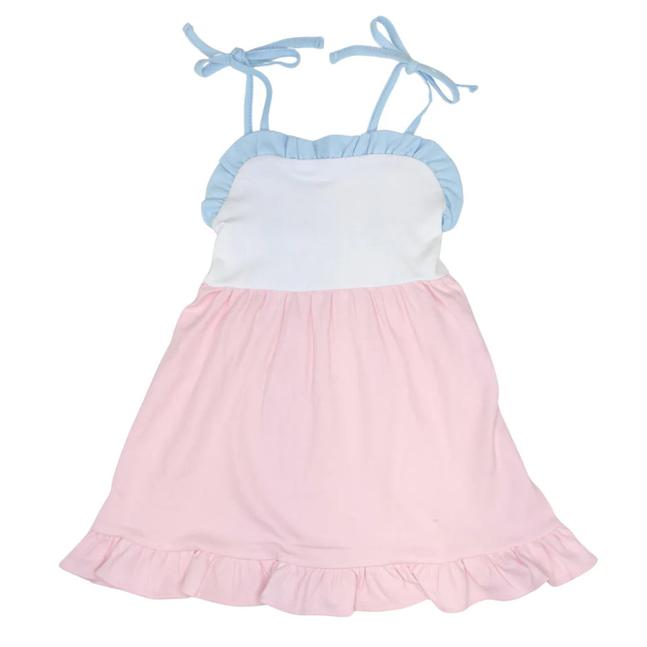 Girls Shoulder Tie Sundress