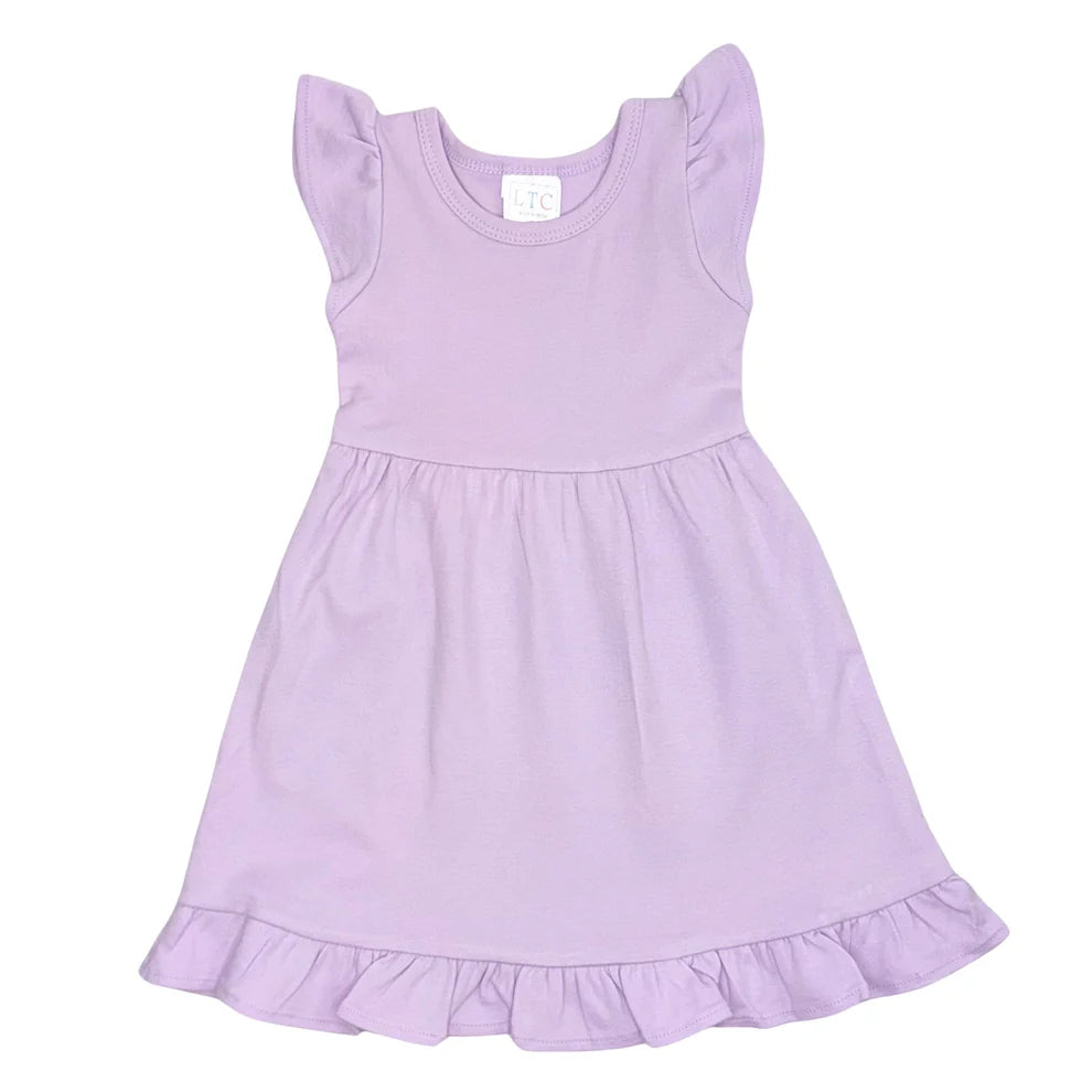Girls Flutter Sleeve Dress