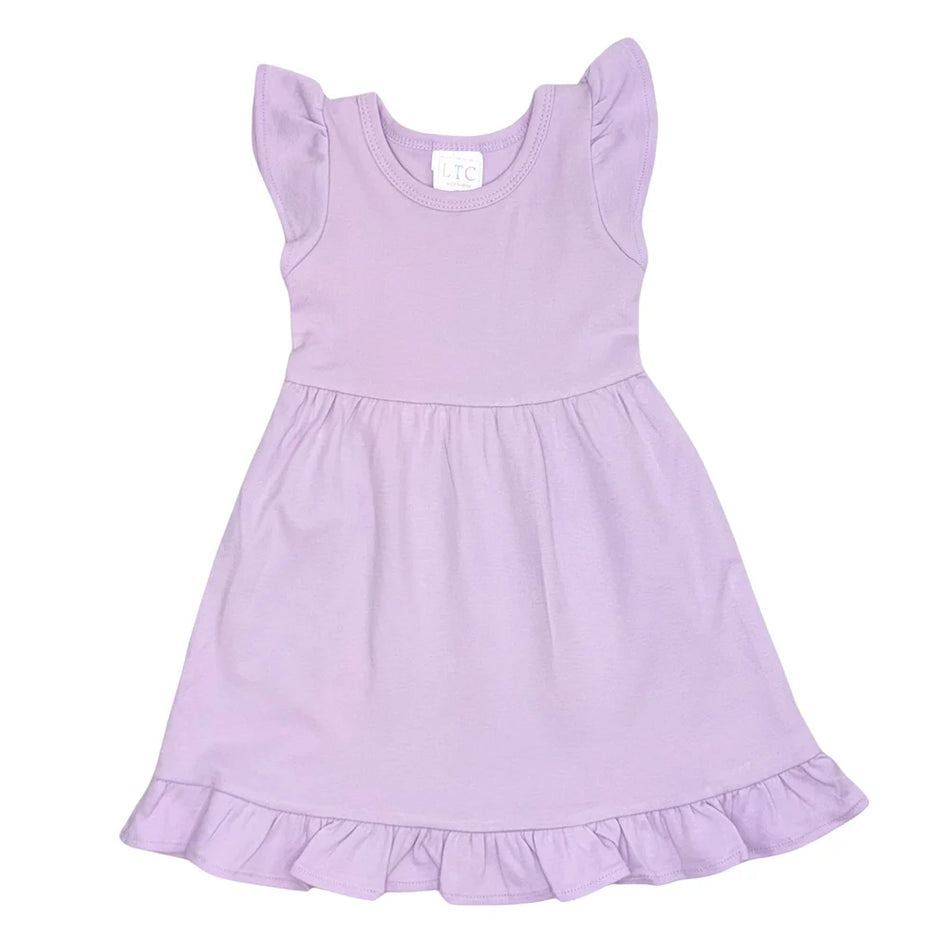 Girls Flutter Sleeve Dress