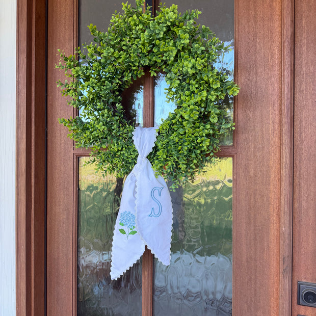 Hydrangea Wreath Sash