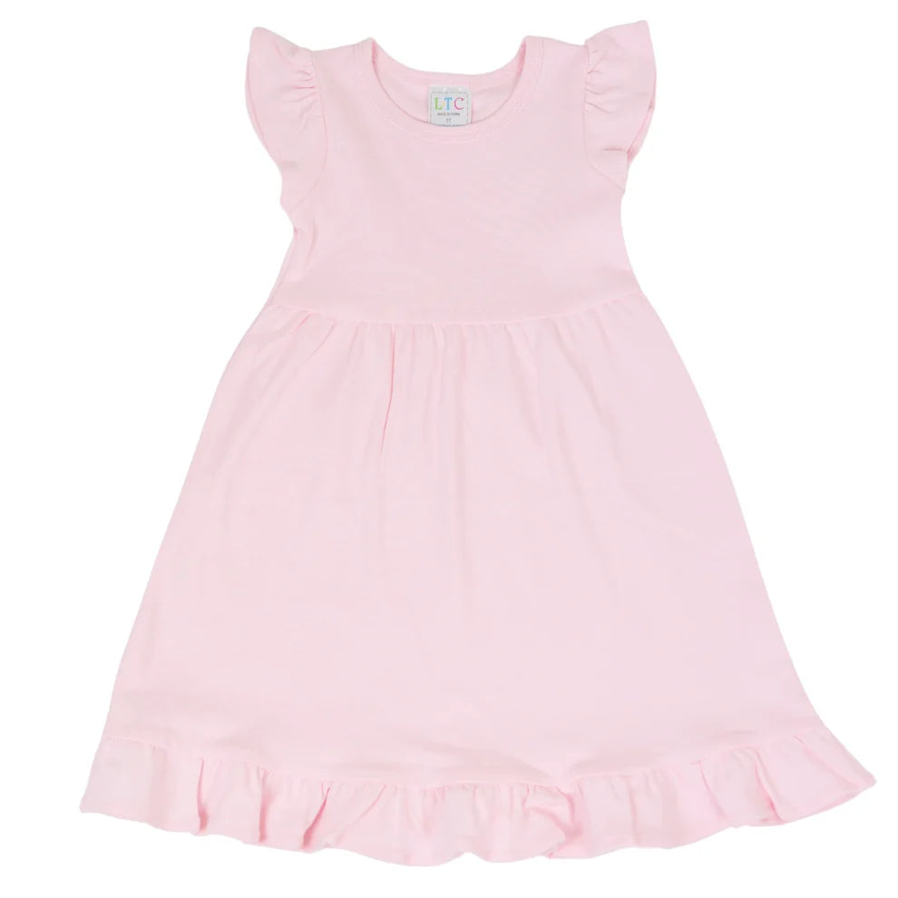 Girls Flutter Sleeve Dress