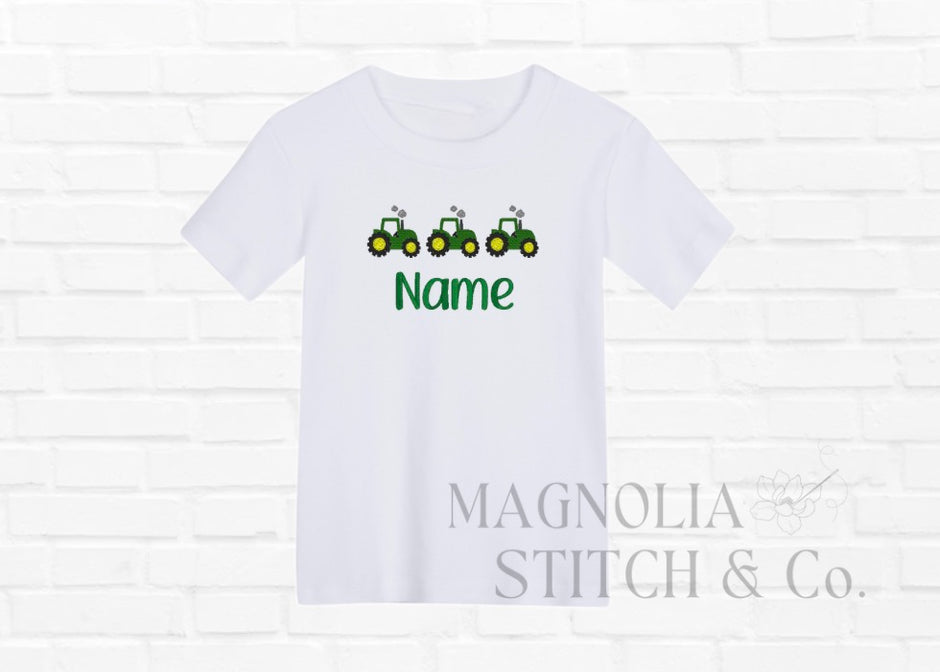 Three Little Tractors - Toddler Boy Tee