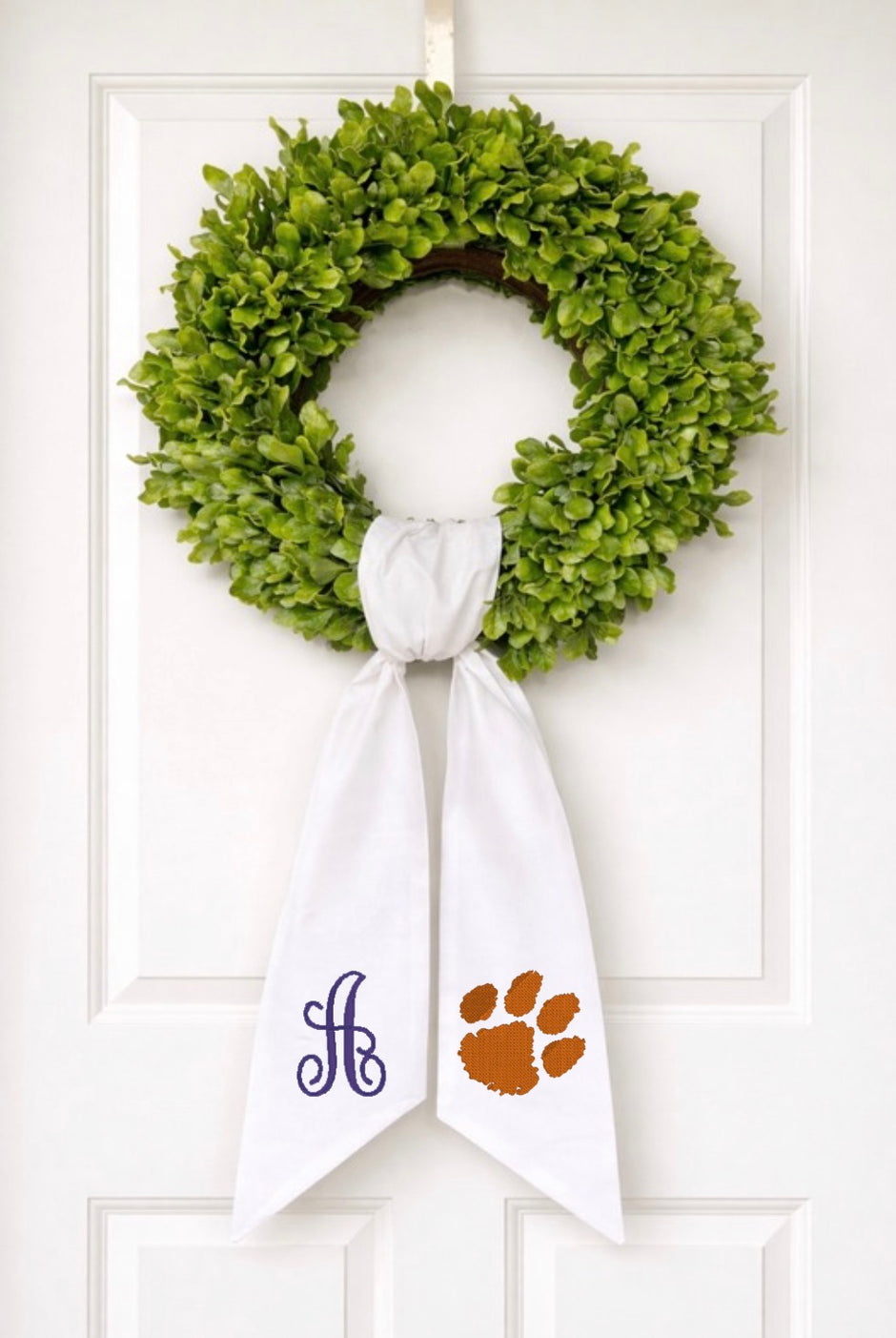 Paw Wreath Sash