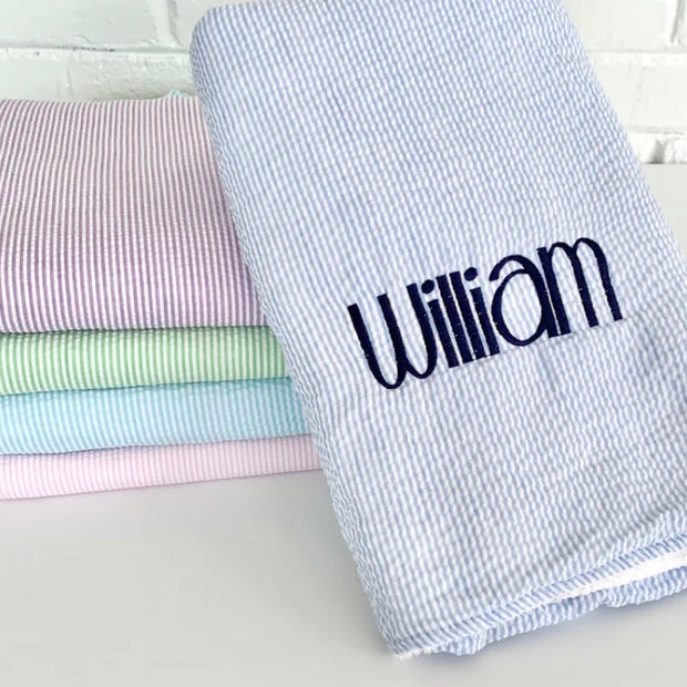 Seersucker Beach Towel