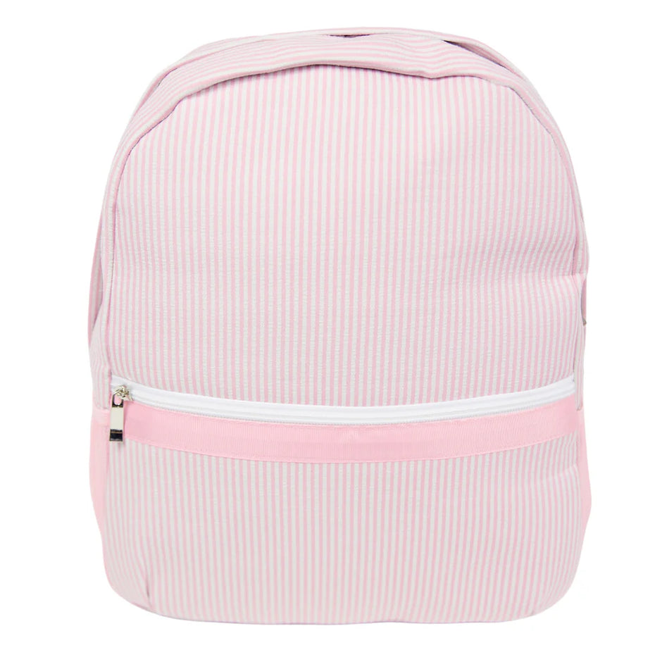 Children's Personalized Seersucker Bookbag