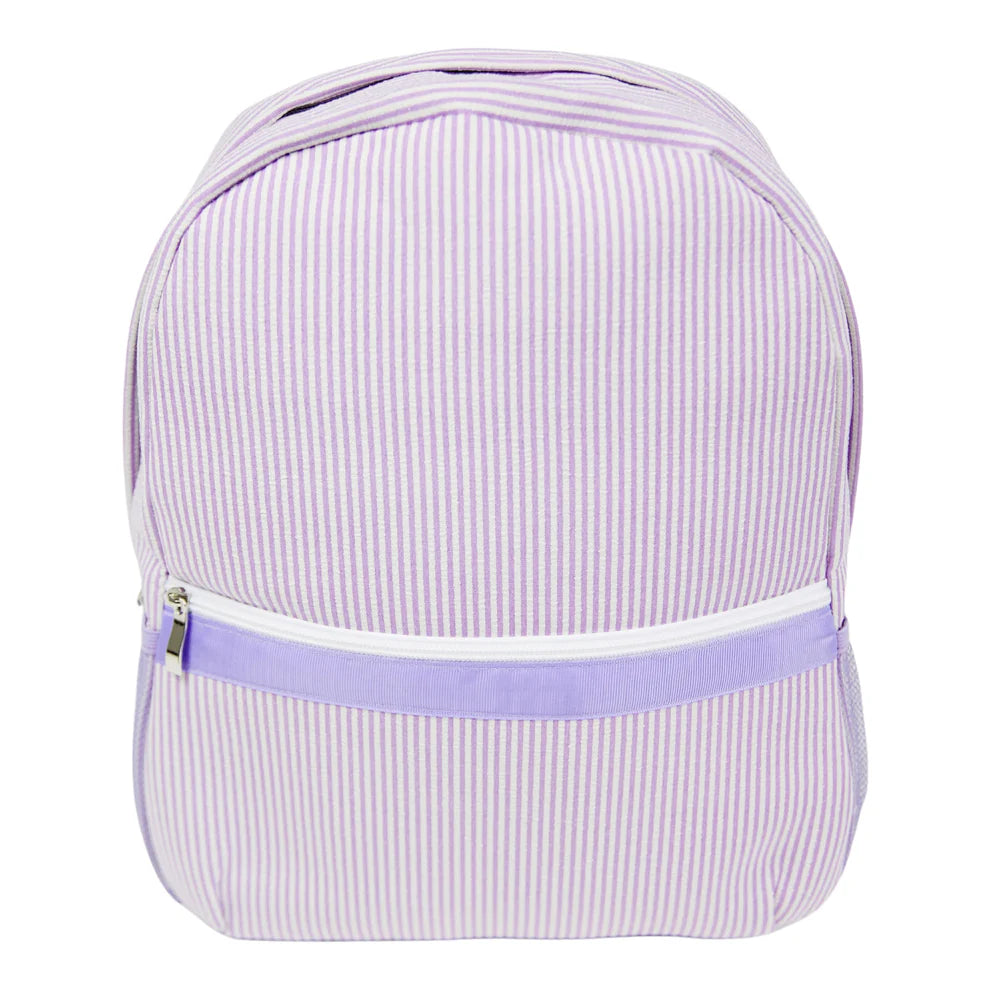 Children's Personalized Seersucker Bookbag