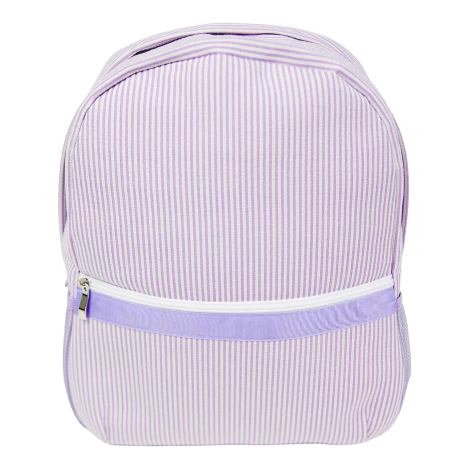 Children's Personalized Seersucker Bookbag