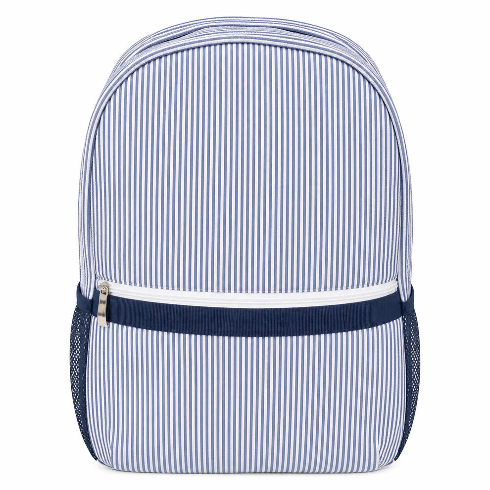 Children's Personalized Seersucker Bookbag