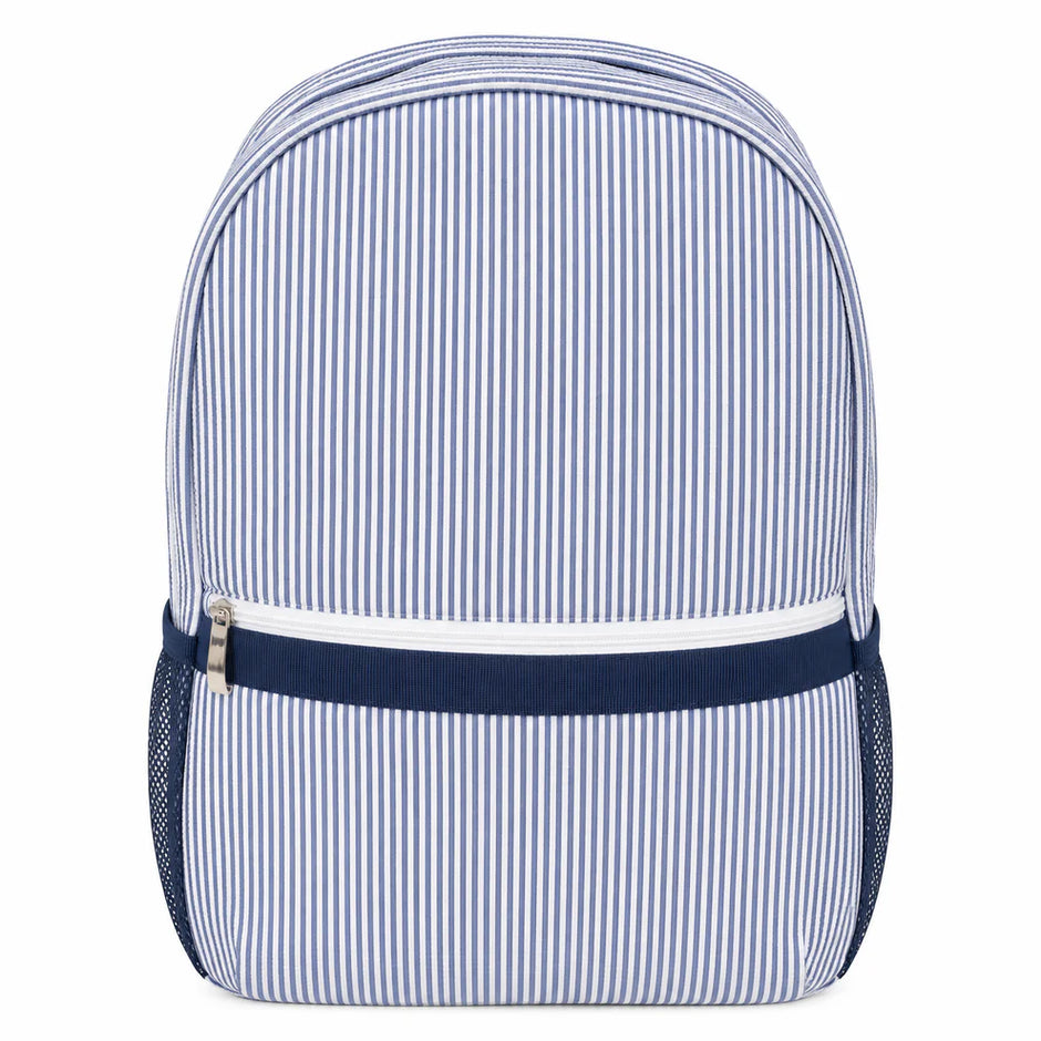 Children's Personalized Seersucker Bookbag