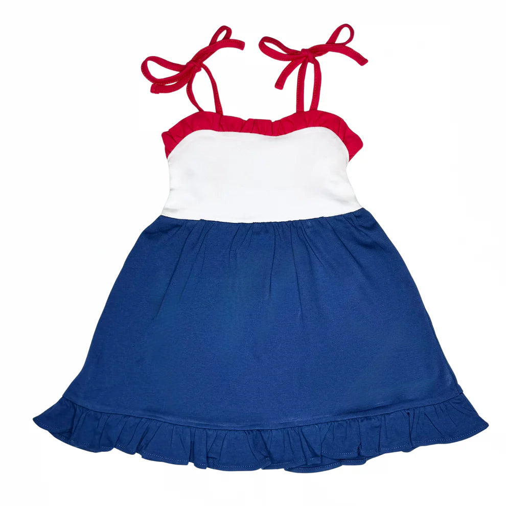 Girls Shoulder Tie Sundress