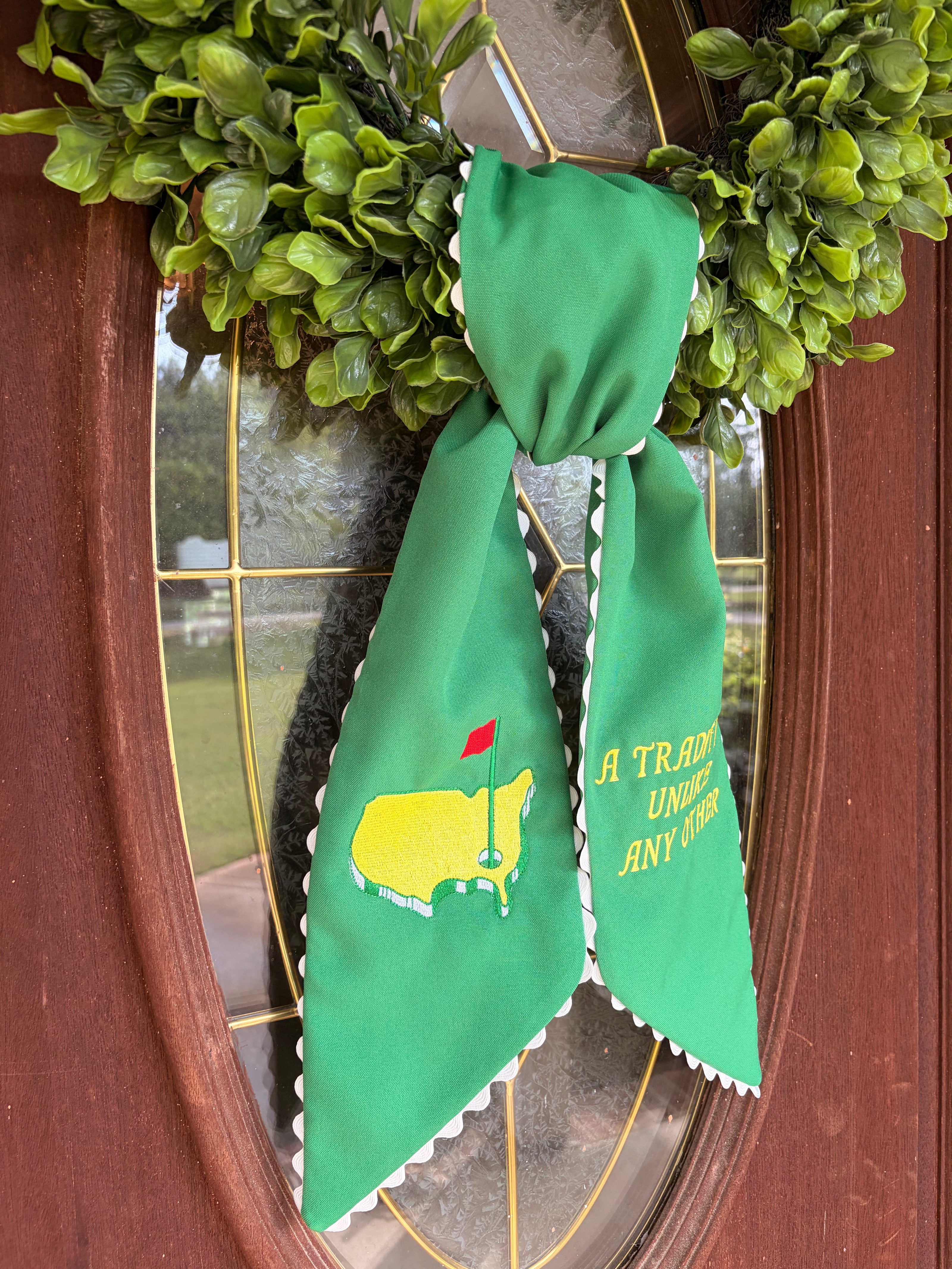 Augusta Golf Wreath Sash