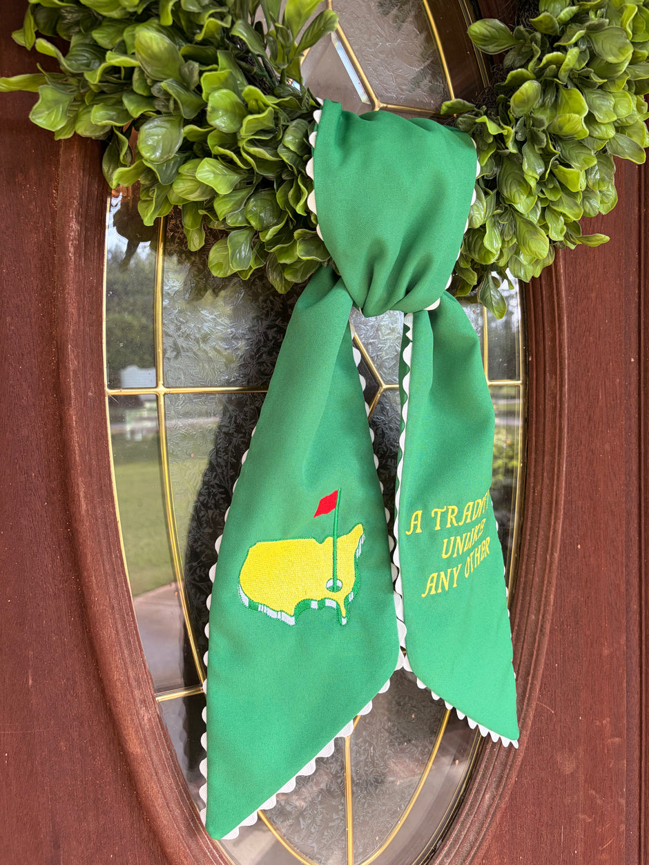 Augusta Golf Wreath Sash
