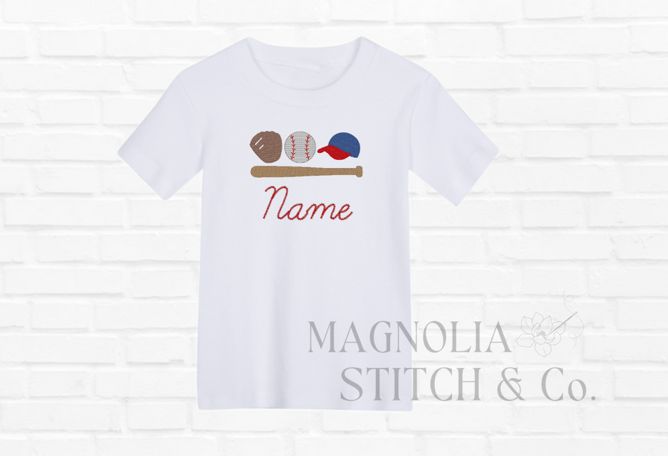 Take Me Out To The Ballgame - Baseball Toddler Tee