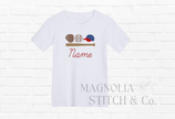 Take Me Out To The Ballgame - Baseball Toddler Tee