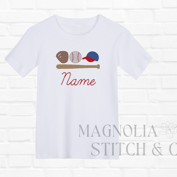 Take Me Out To The Ballgame - Baseball Toddler Tee