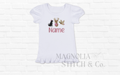Girly Girl Outdoors - Toddler Ruffle Tee