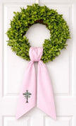 Floral Cross Wreath Sash