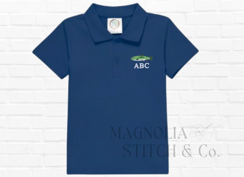 Embroidered Toddler Polo