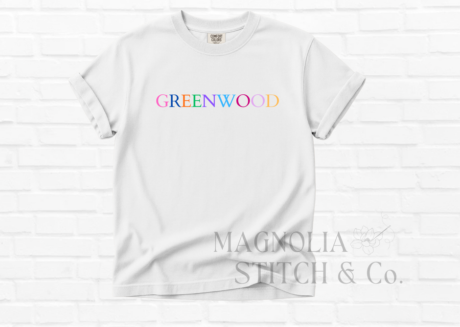 Colorful Hometown Tee