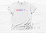 Colorful Hometown Tee