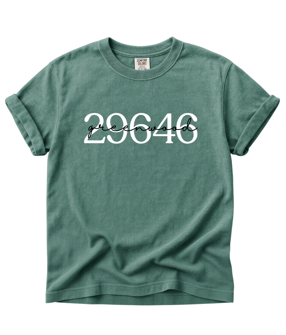 Zipcode Script - Hometown Tee