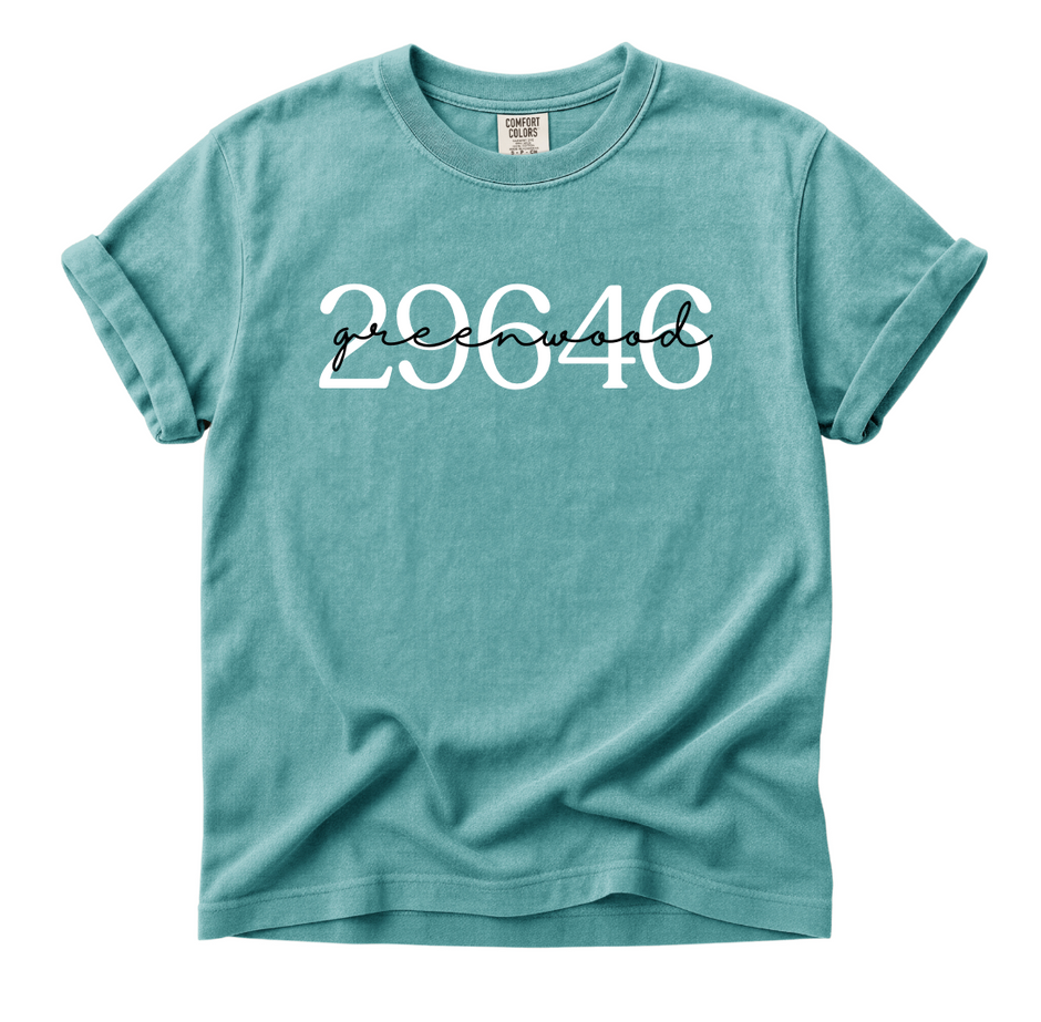 Zipcode Script - Hometown Tee