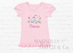 Sitting Goose - Toddler Ruffle Tee