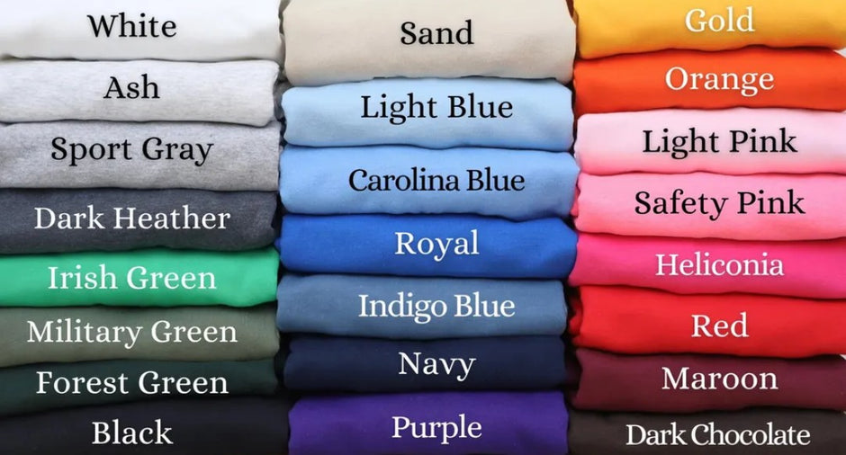 Sweatshirt Colors