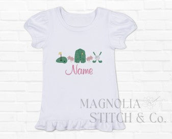 Azalea Golf Weekend - Toddler Ruffle Tee