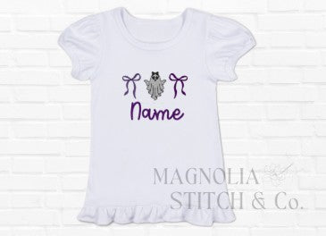 Sassy and Spooky - Toddler Ruffle Tee