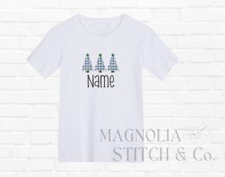 Gingham Tree Trio - Toddler Boy Tee