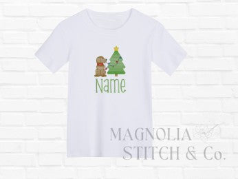 Furry Tree Helper - Toddler Boy Tee