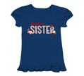 Baseball Sister - Toddler Ruffle Tee