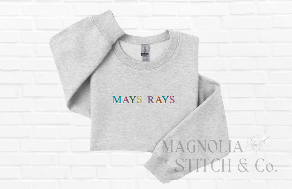Colorful School Spirit Sweatshirt