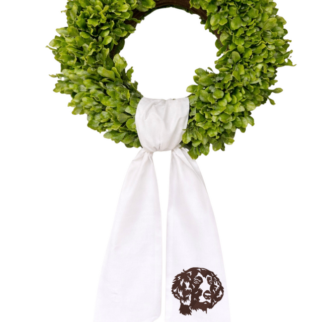 Dog Lovers Wreath Sash